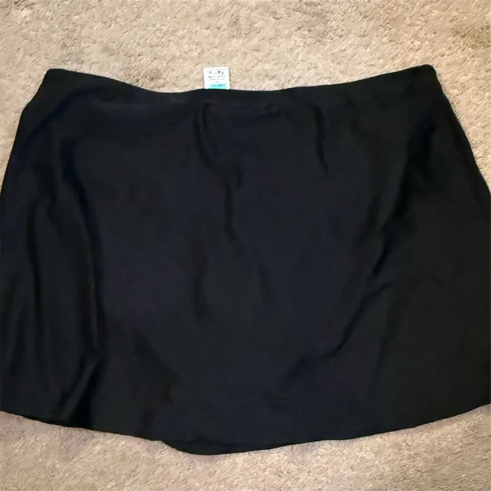Love Your Assests by SPANXS Black Swim Skirt XL - Picture 2 of 5